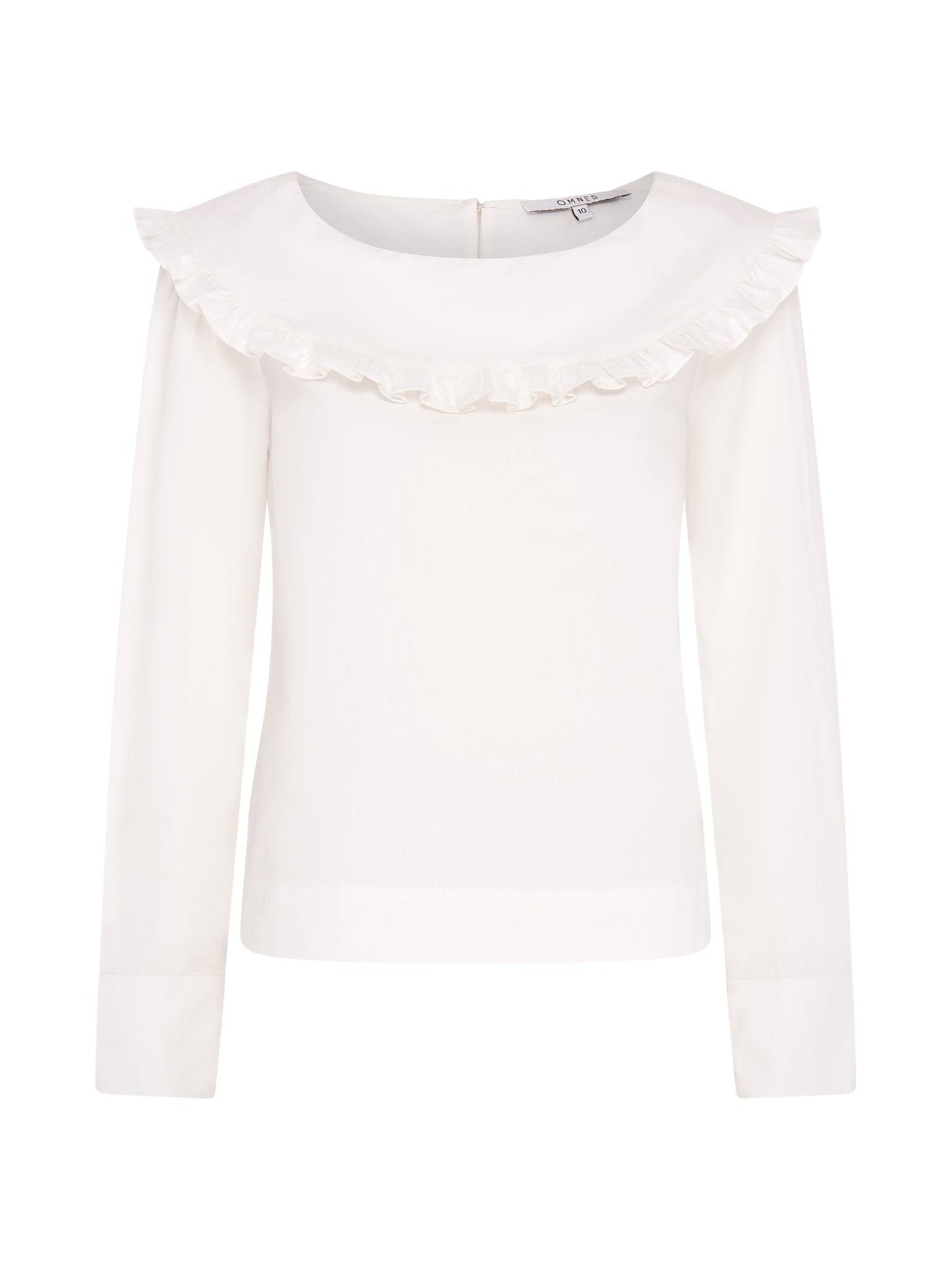 Briony Frill Blouse in White