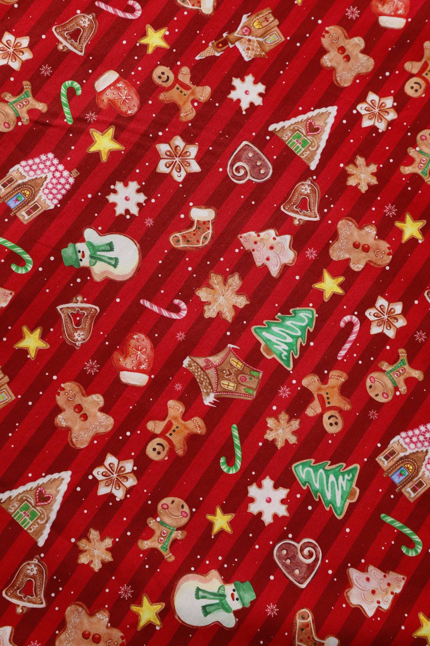 Mabel Red Christmas Gingerbread Cookie Shirt Dress