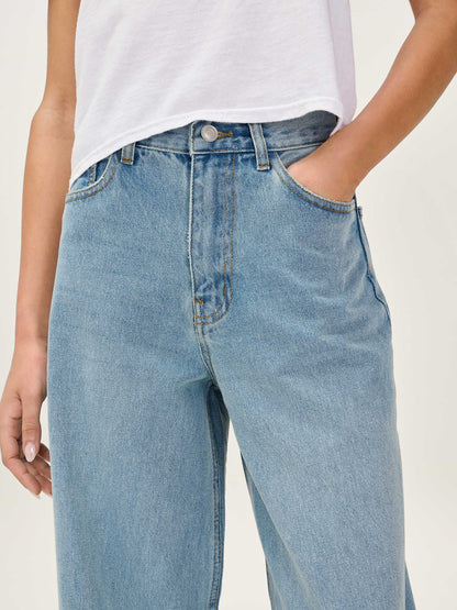 Connie Wide Jean in Light Wash