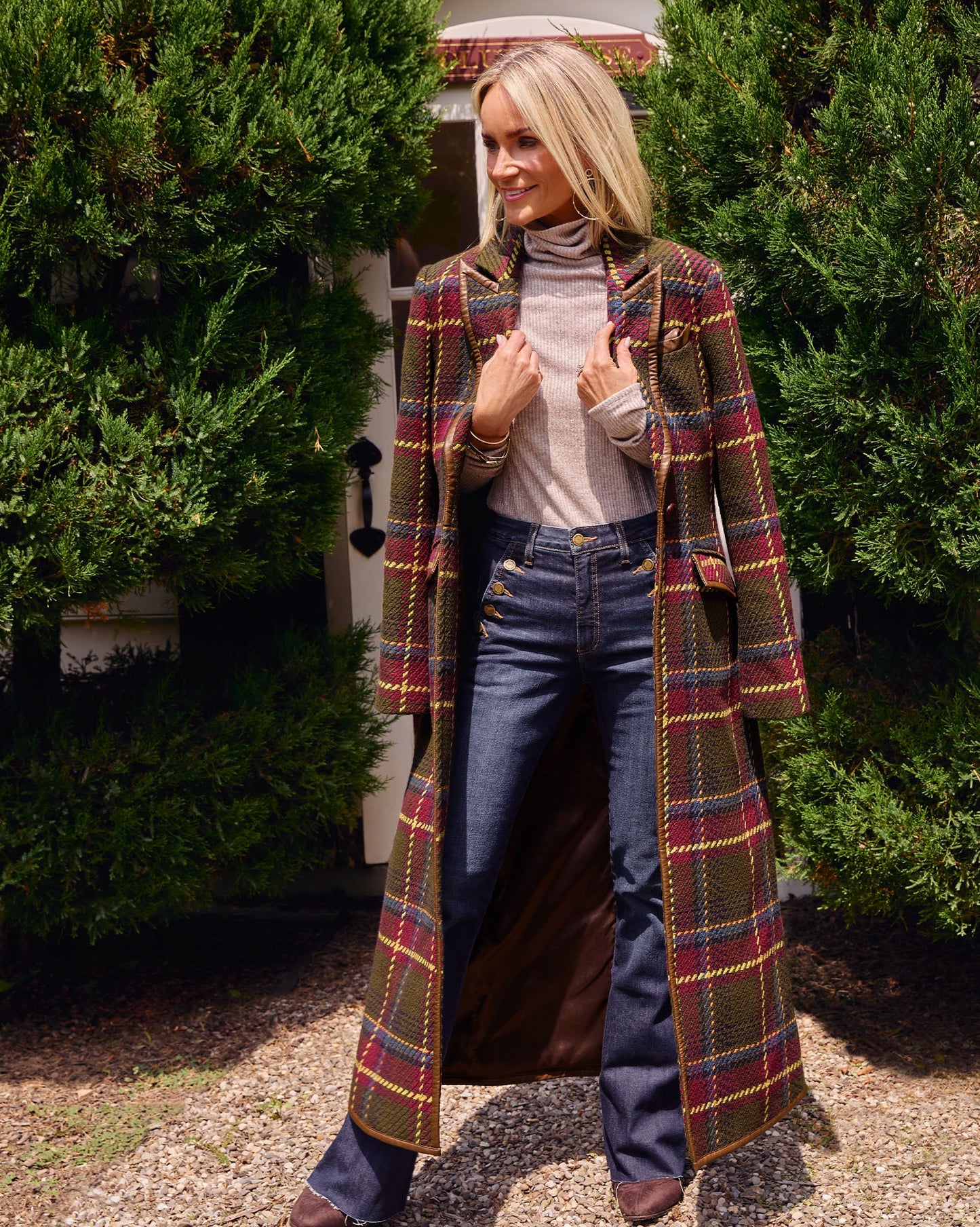 Mullin Plaid Coat