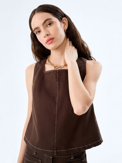 Kiri Top in Chocolate