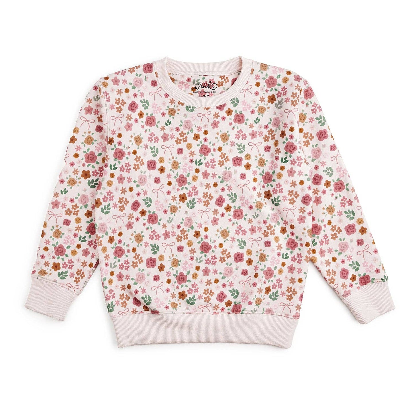 Berry Floral Flare Legging and sweater set
