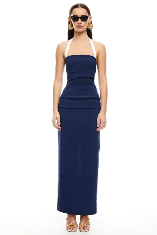 LIONESS 1999 Maxi Dress Navy