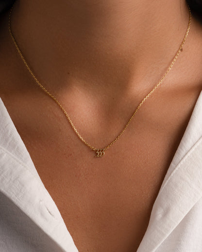 333 Ready to Ship Angel Number Necklace