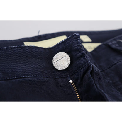 Acht Blue Cotton Tapered Slim Fit Men Casual Denim Jeans