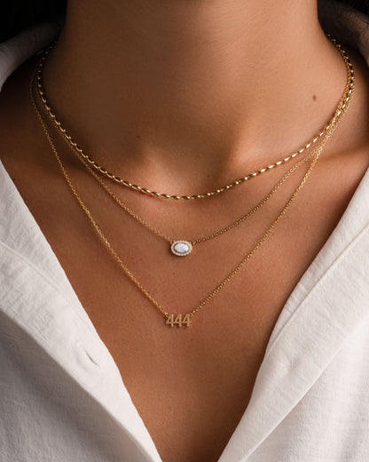 444 Ready to Ship Angel Number Necklace