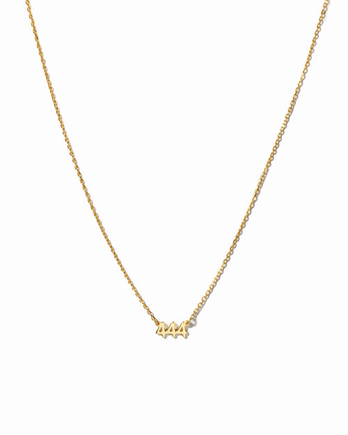 444 Ready to Ship Angel Number Necklace
