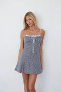 Liv Gingham Fit and Flare Mini Dress