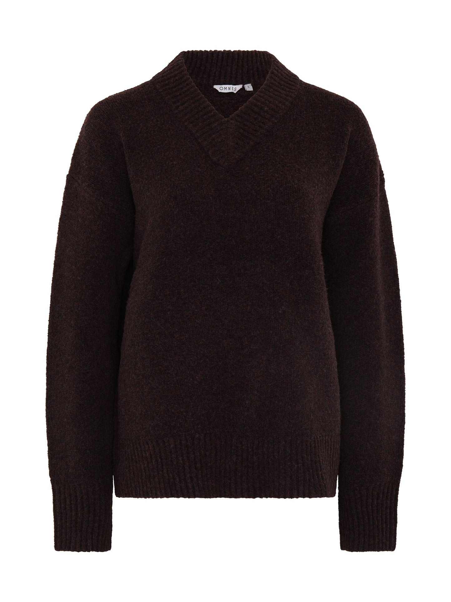 Mandarin Jumper in Coffee