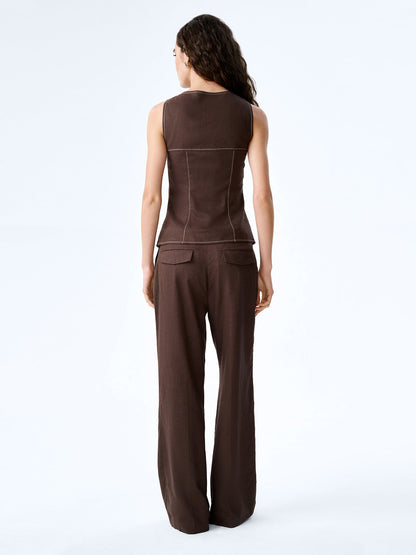 Austen Top in Chocolate