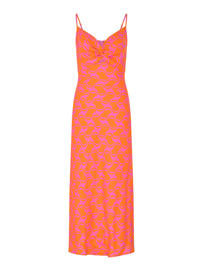 Blossom Geo Print Strappy Dress