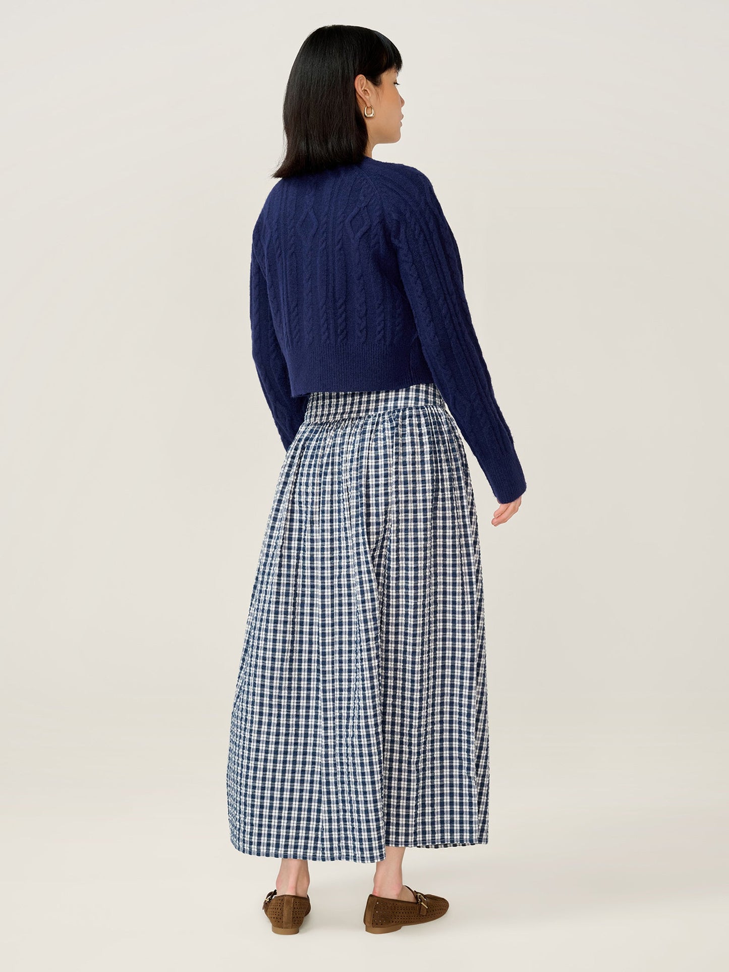 Darcie Check Skirt