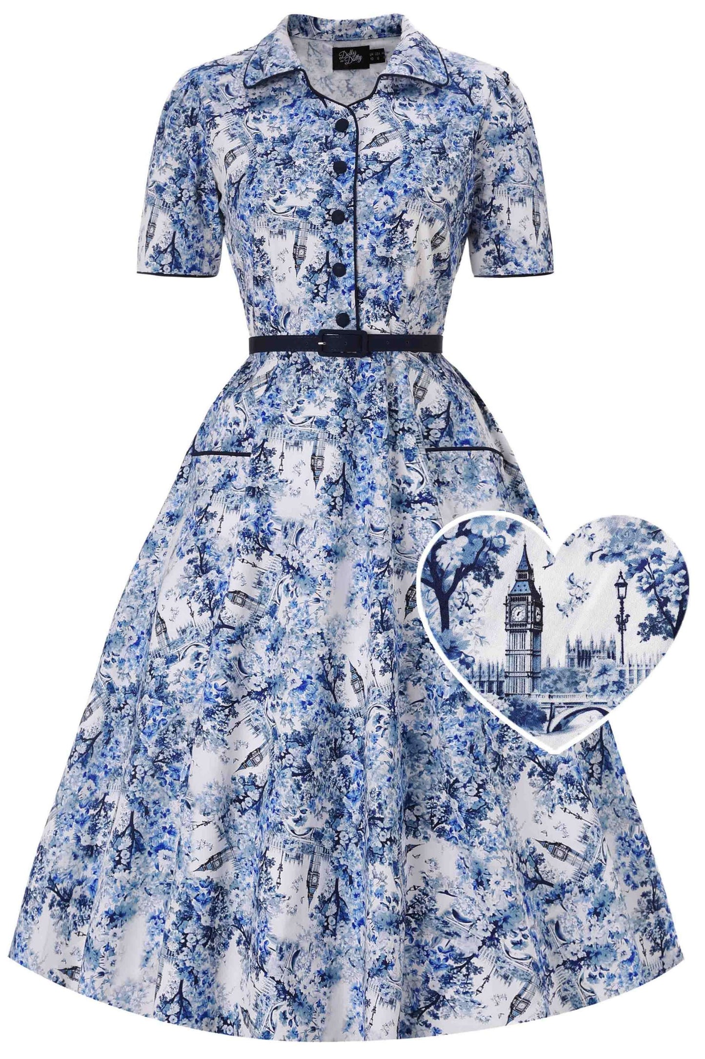 Mabel Big Ben Midi Shirt Dress