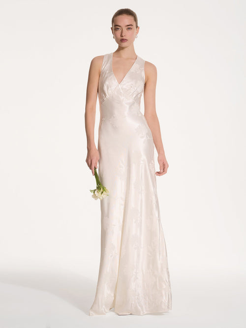 Kew Dress in Ivory