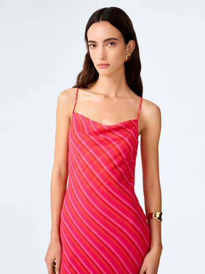 Koko Dress in Pink and Orange