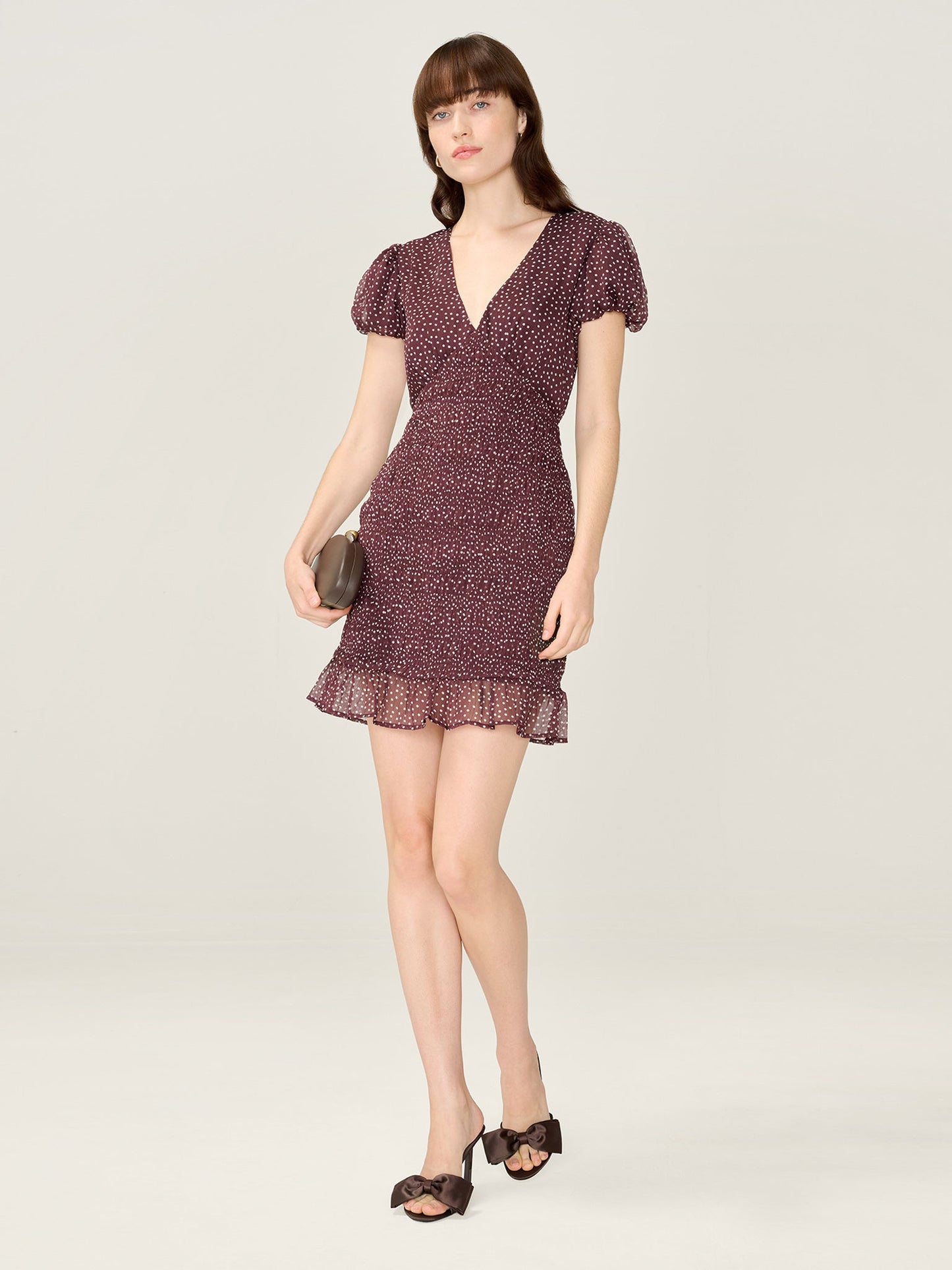 Kristen Dress in Chocolate