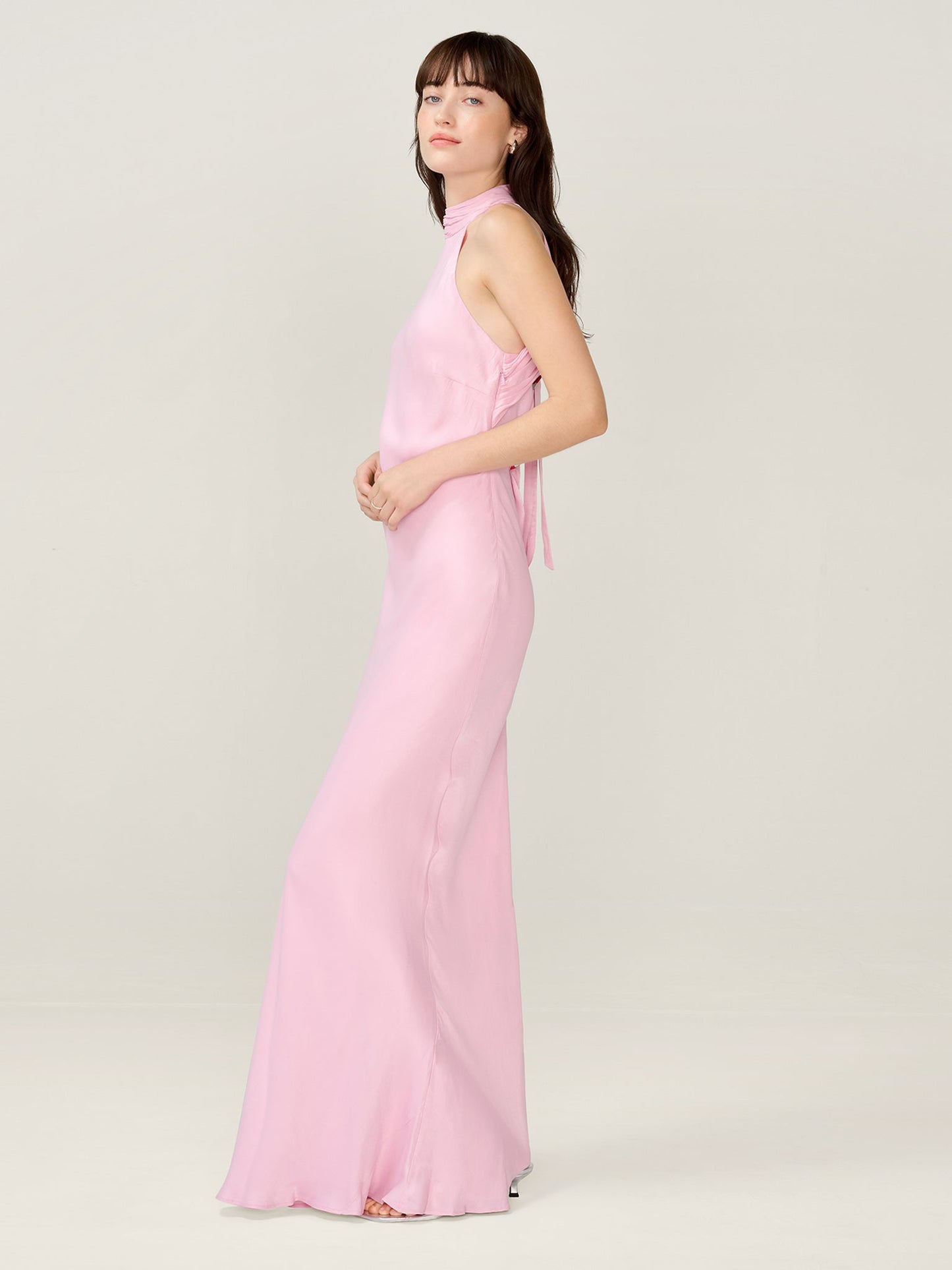 Milos Dress in Vintage Pink