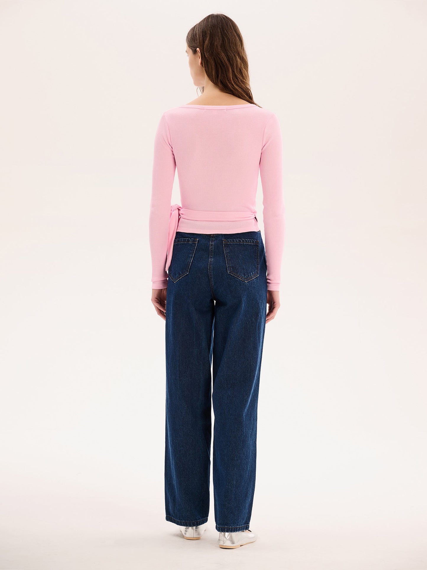 Napeta Ballet Wrap Top in Pink