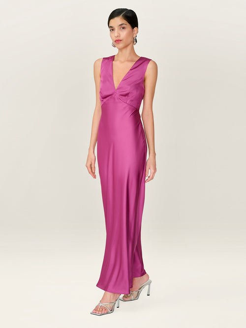 Nova Dress in Magenta