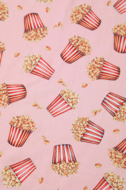 Matilda Popcorn Wrap Dress In Light Pink