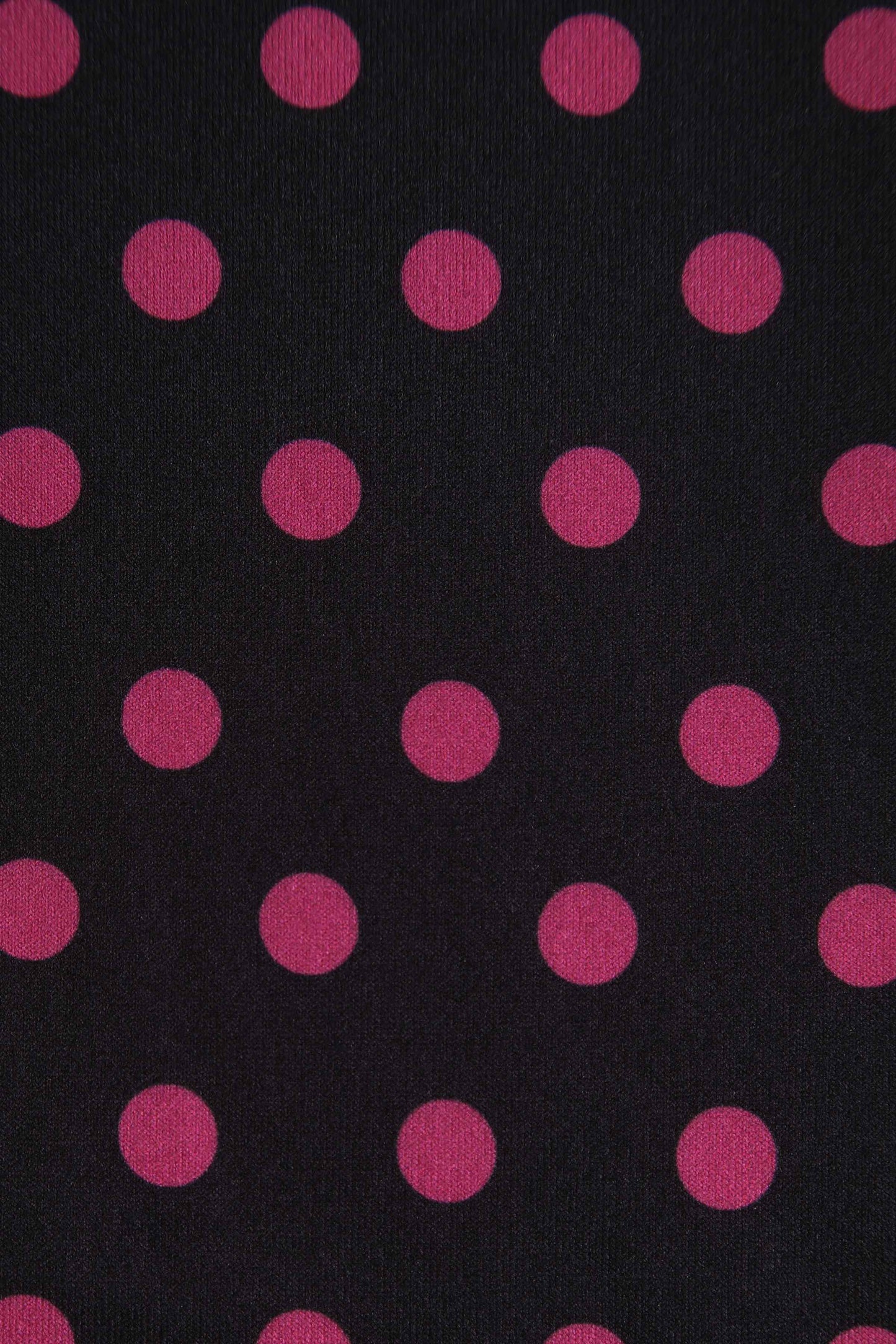 Janice Sleeved Flared Tea Dress in Black Polka Dot Print
