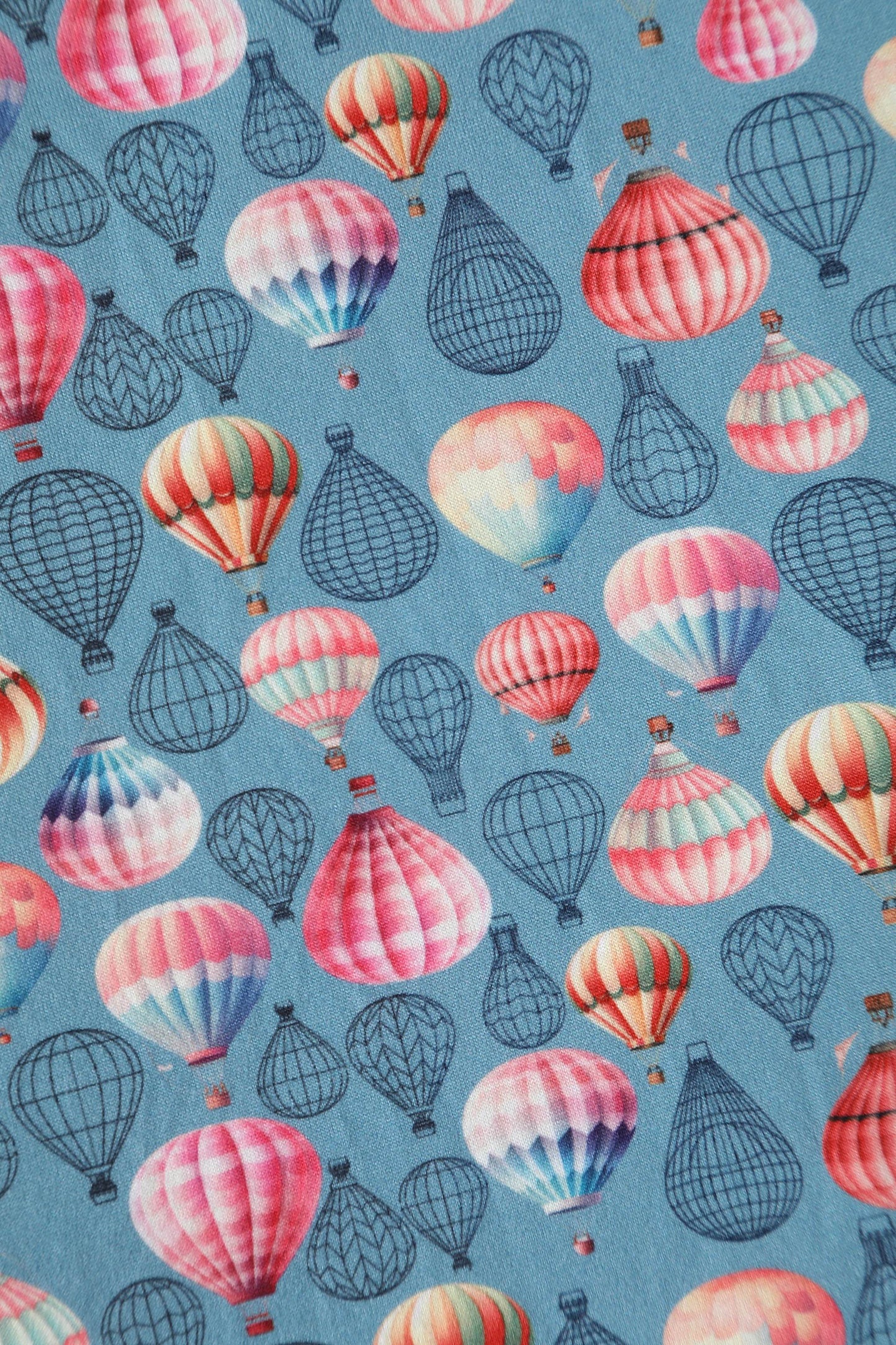 Matilda Hot Air Balloon Wrap Dress In Blue
