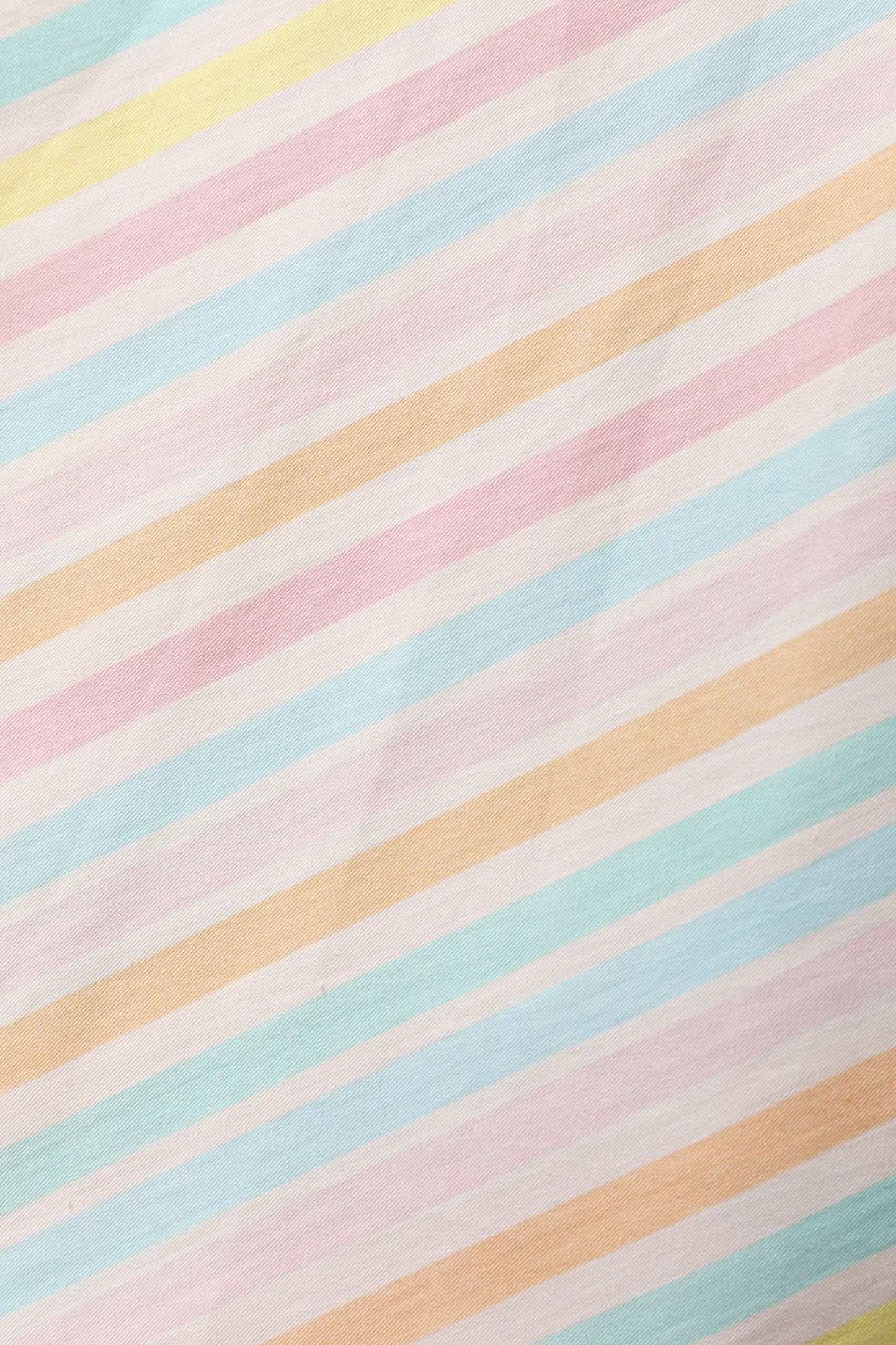 Mollie Pastel Striped Full Circle Shirt Dress
