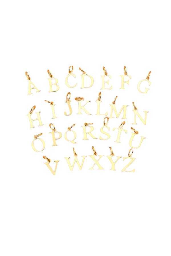 The Gold Initial Charm