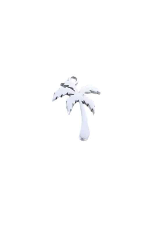 The Palm Tree Charm in Silver