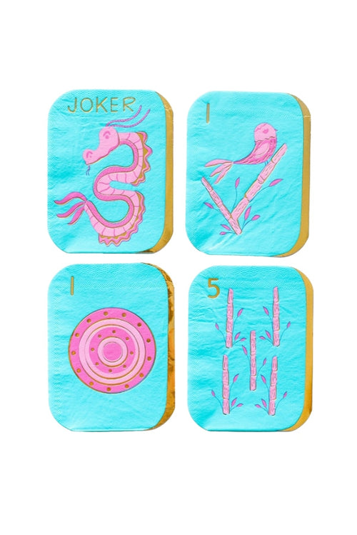 The Mahjong Tile Cocktail Napkins