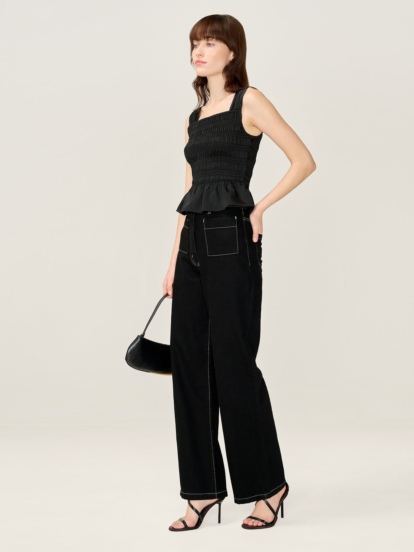 Rain Top in Black
