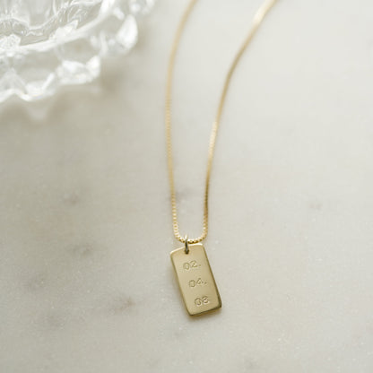 Custom Dog Tag Necklace
