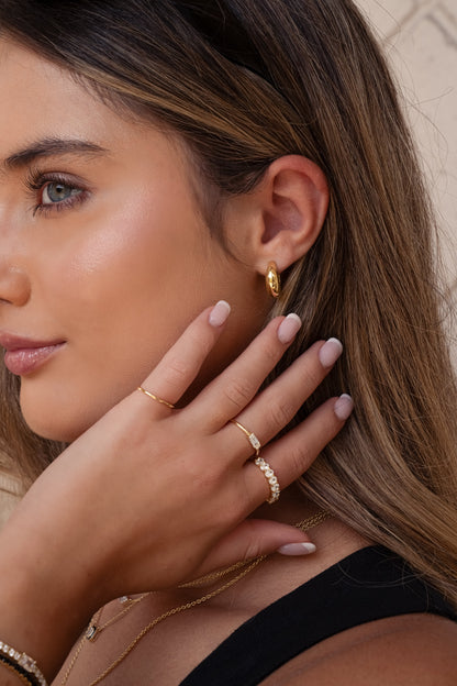 Chunky Hoop Earrings