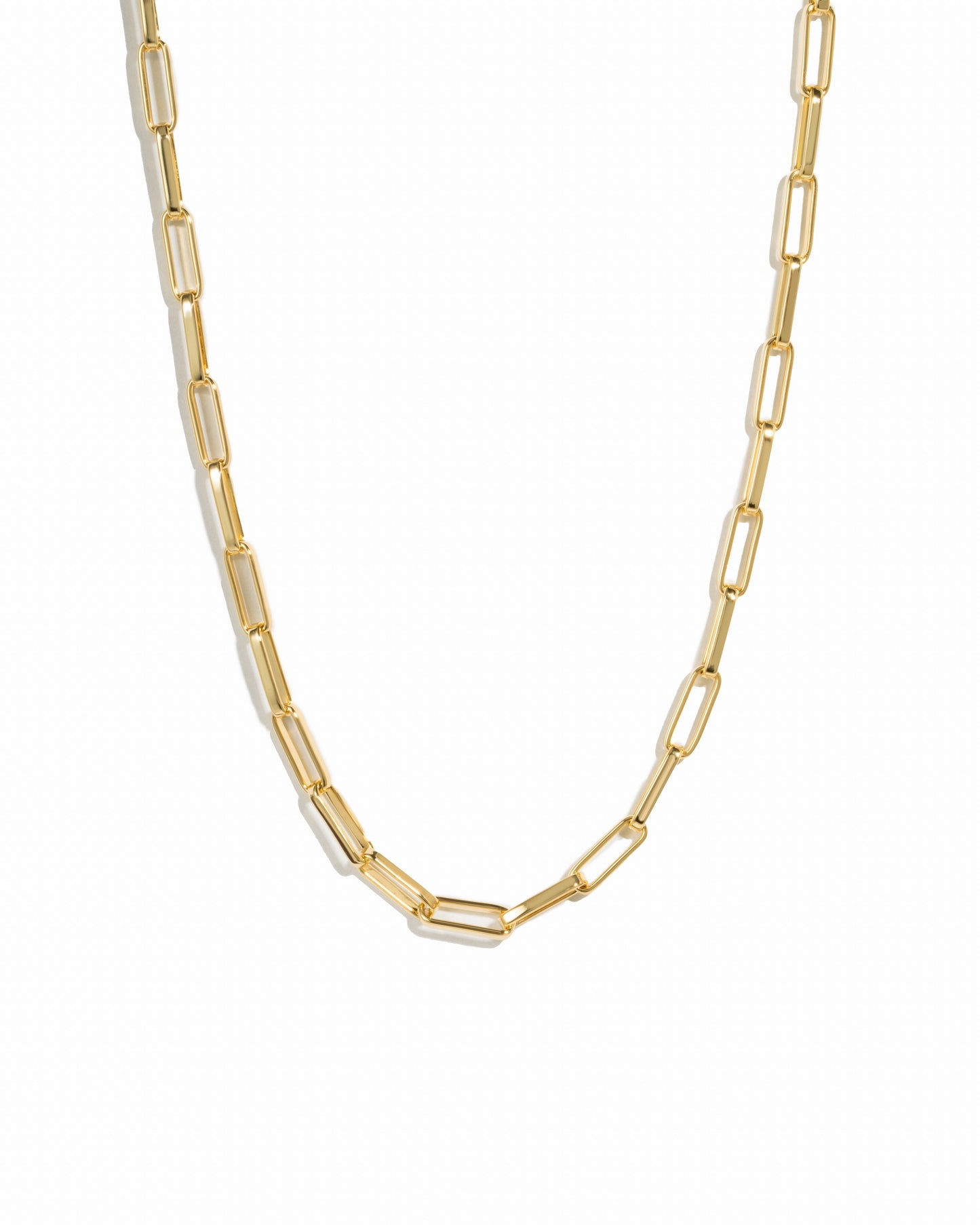 Square Paperclip Necklace