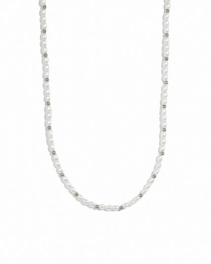 Beaded Pearl Necklace