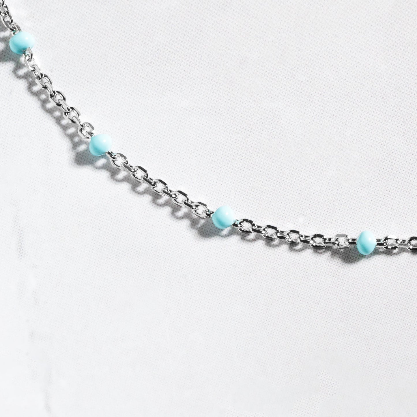 Turquoise Beaded Anklet