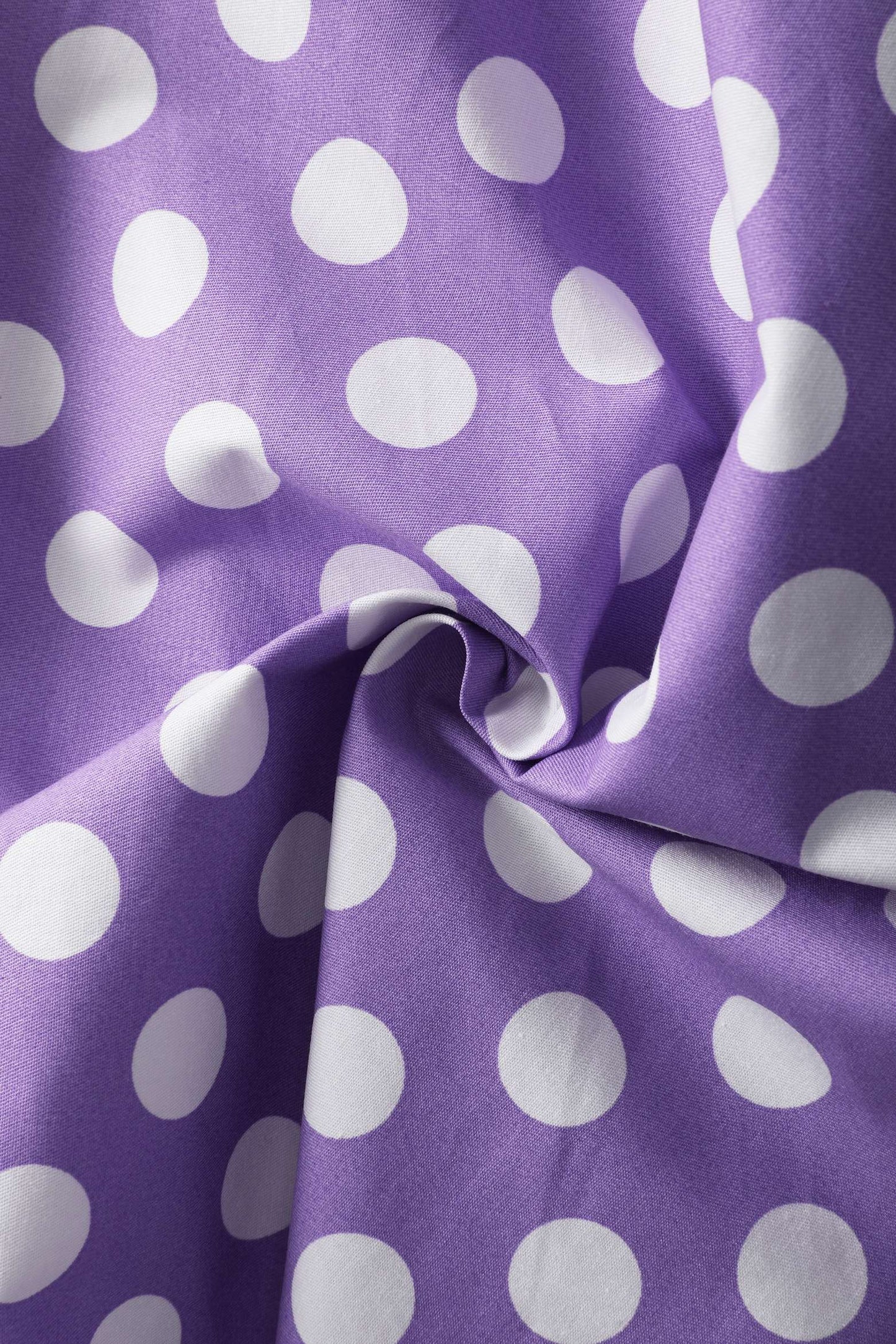 Daisy Lilac Polka Dot Halter Dress