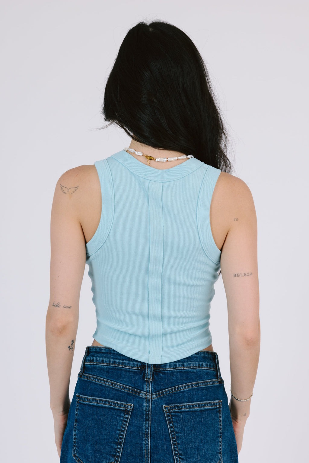 Sweet Petal Tank in Blue