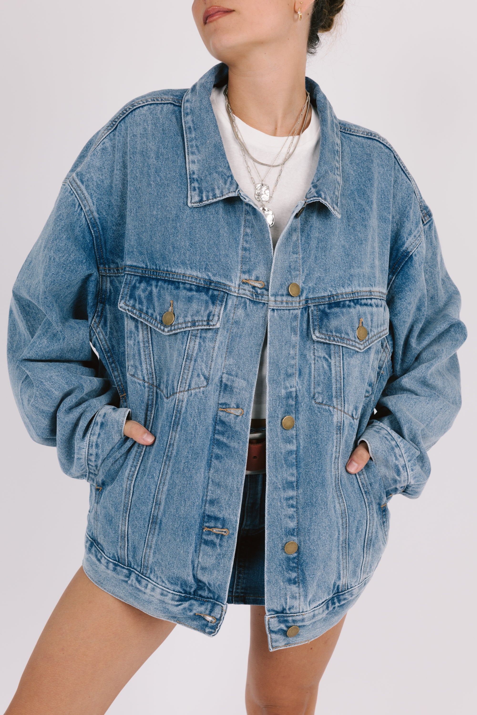 Midtown Oversized Denim Jacket