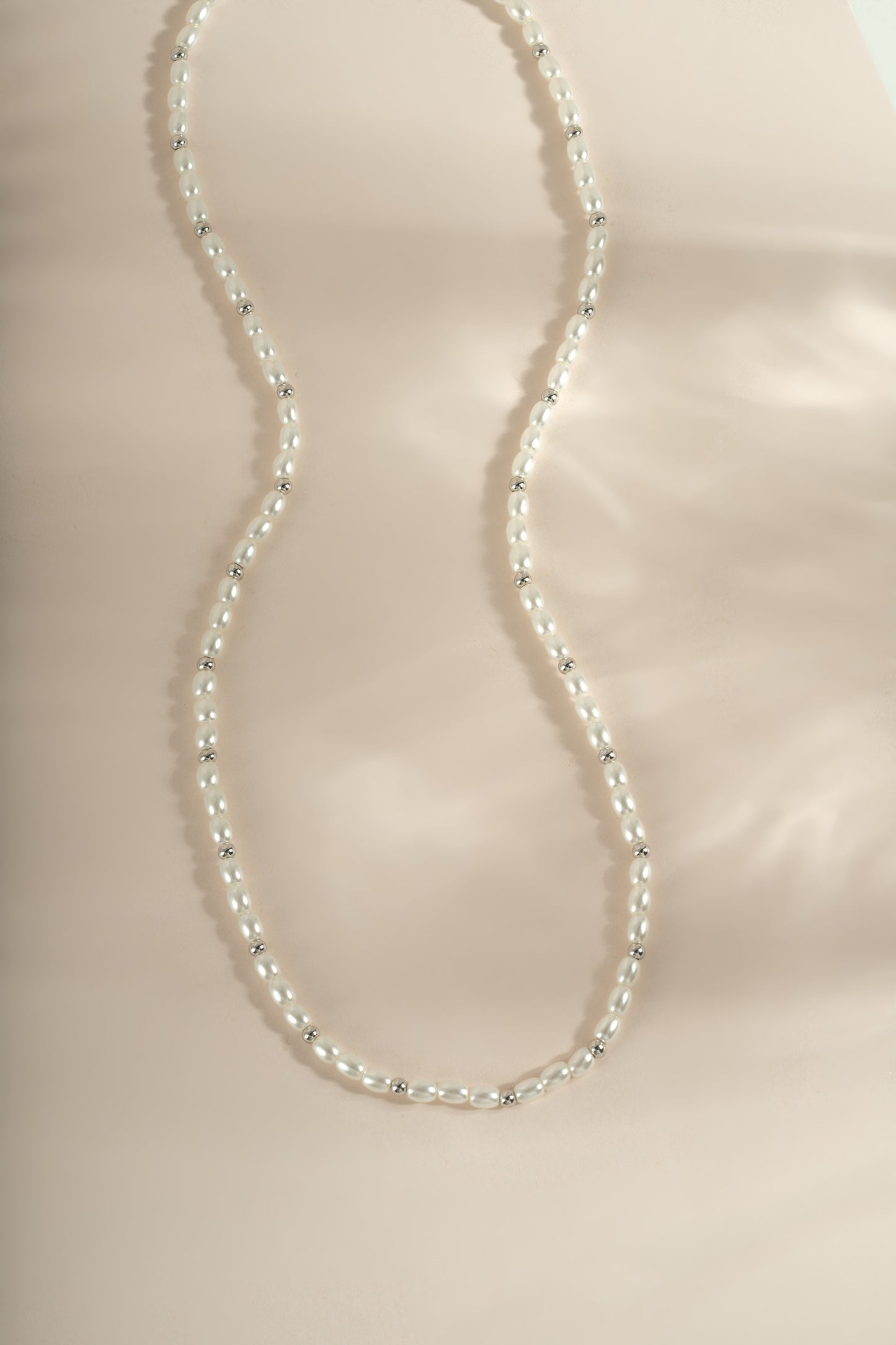 Beaded Pearl Necklace