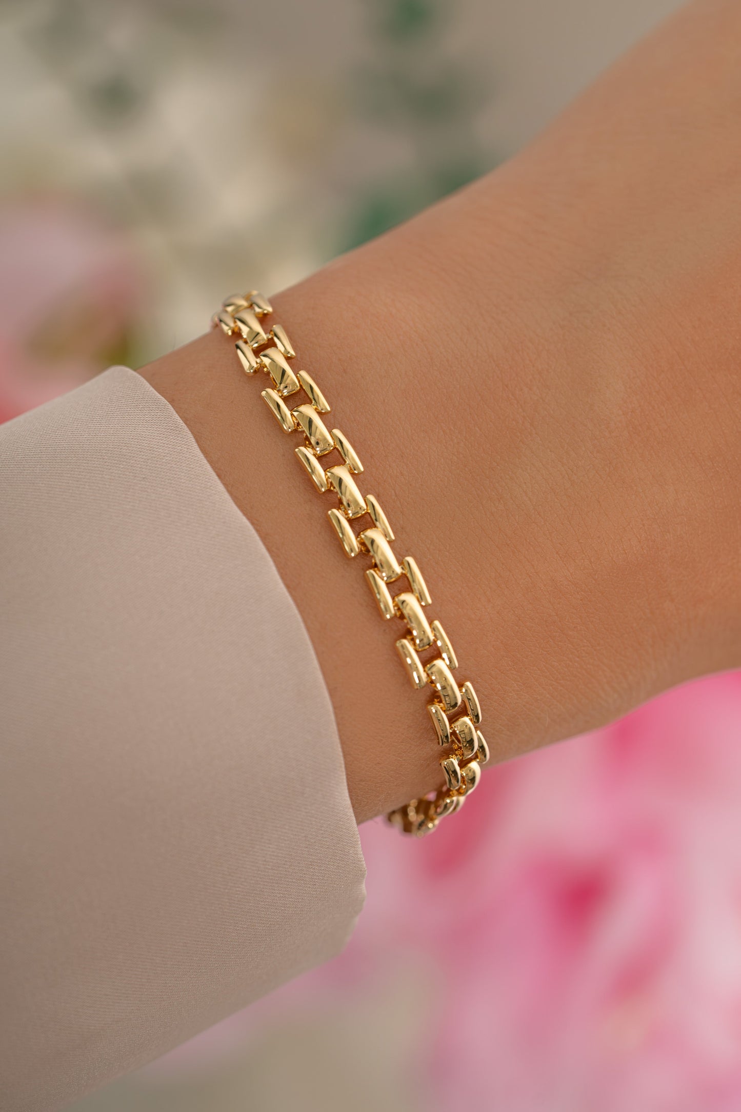 Jasmine Link Bracelet