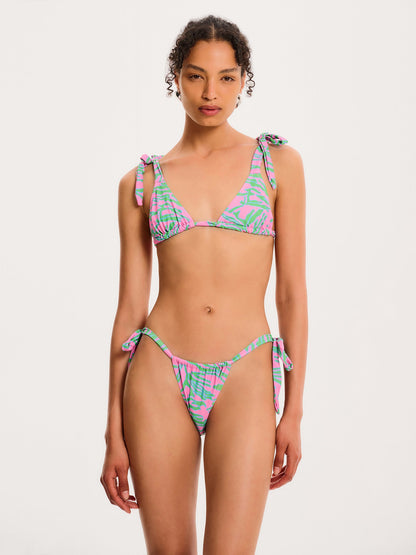 Ayla Tiger Print Bikini Bottom
