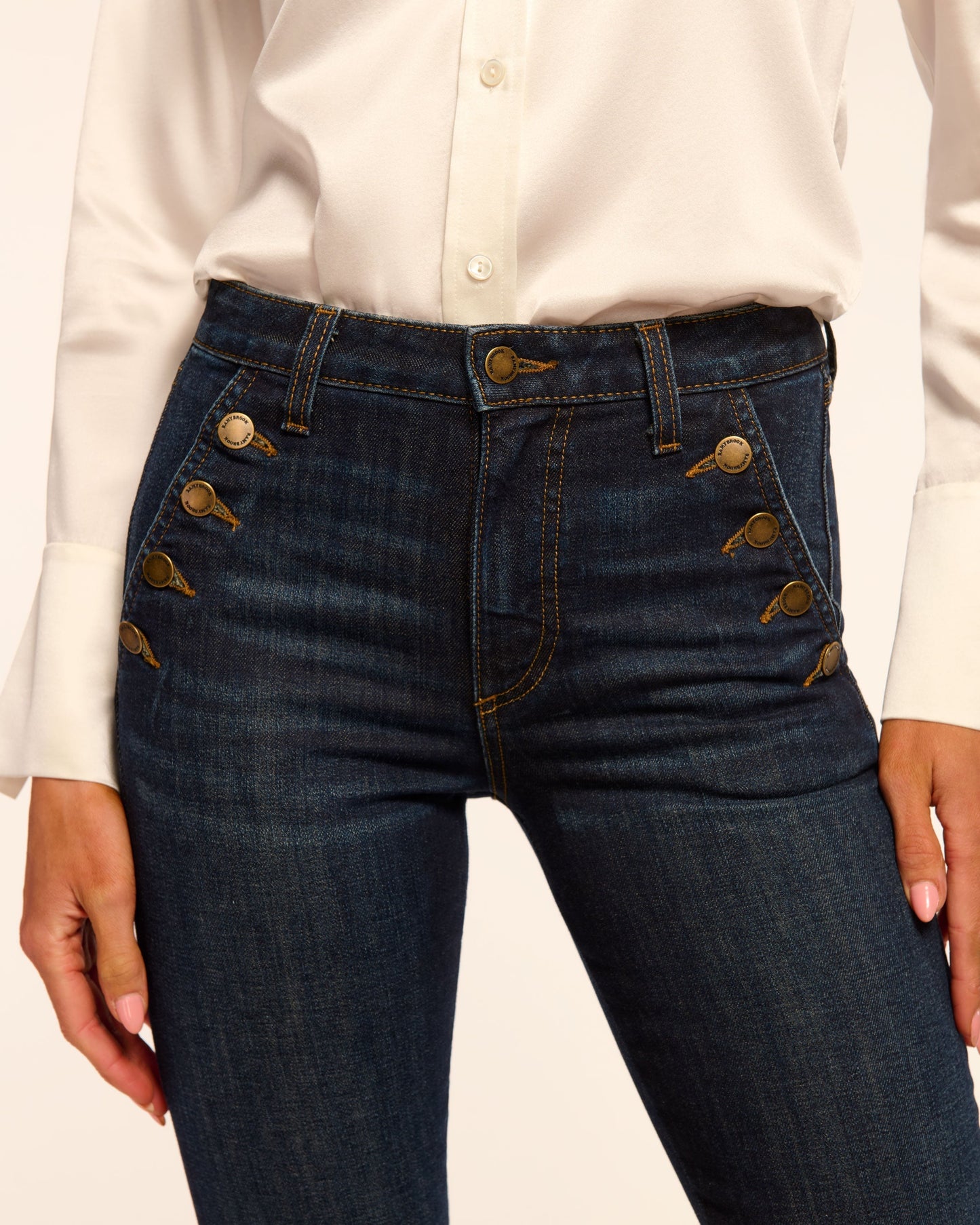 Helena High-Rise Flare Jean | DARK RINSE