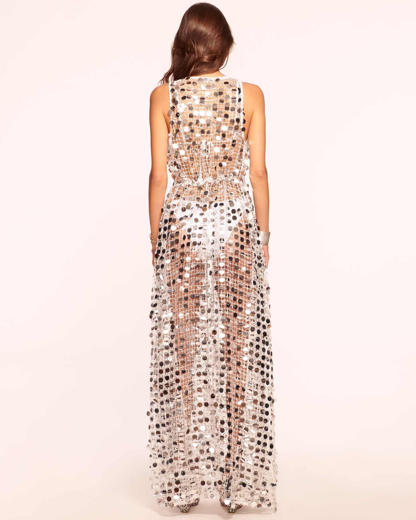 Michaela Paillette Coverup Dress