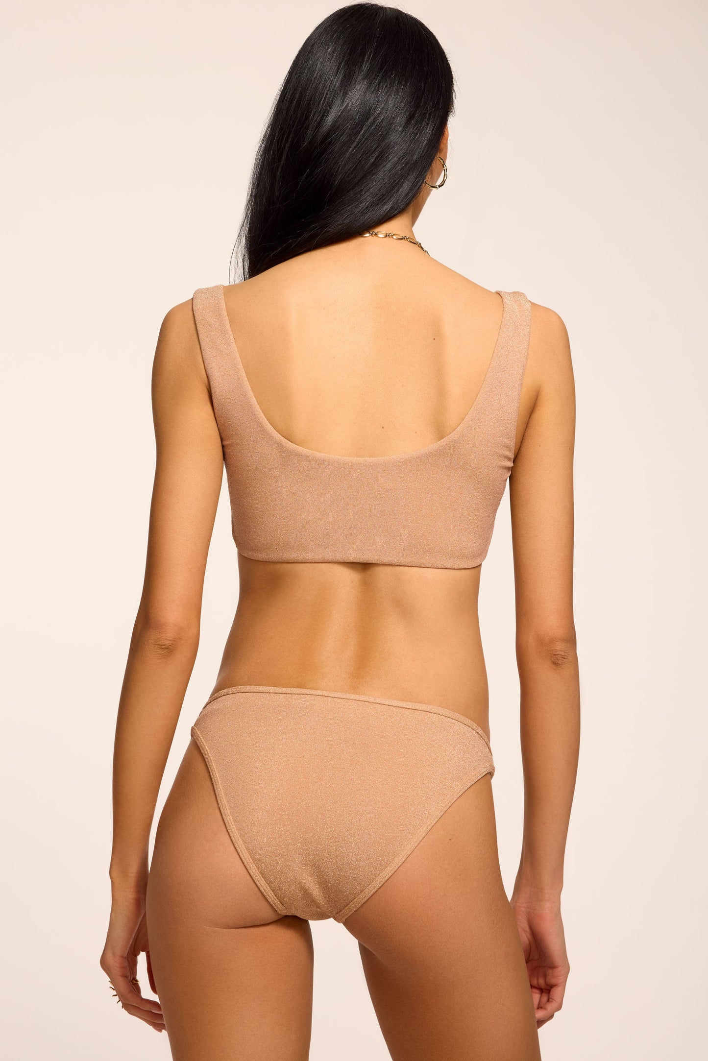 Isla Metallic Bikini Bottom
