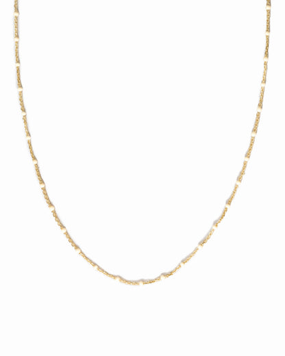 Cream Enamel Beaded Necklace