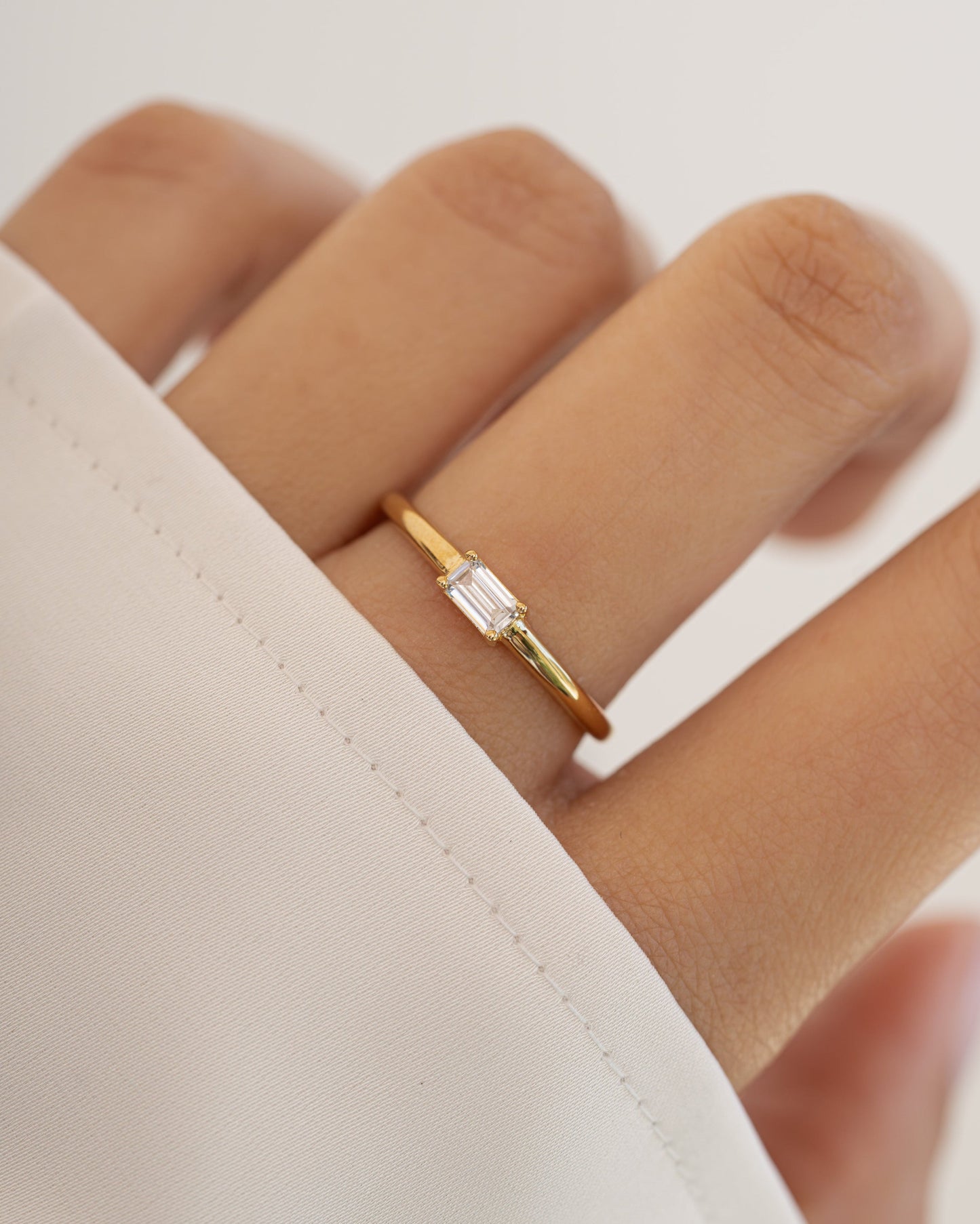 Diamond Lori Baguette Ring