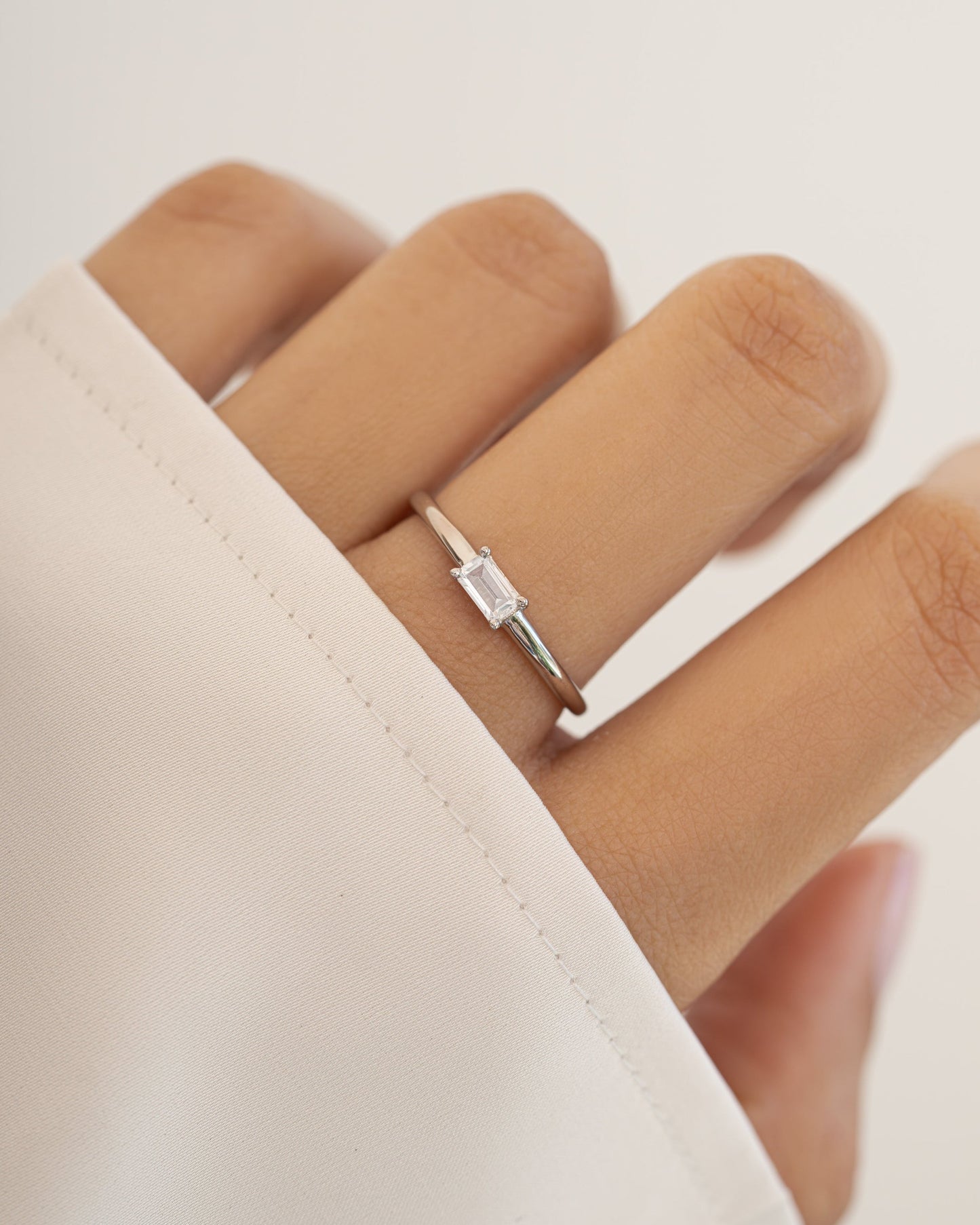 Diamond Lori Baguette Ring