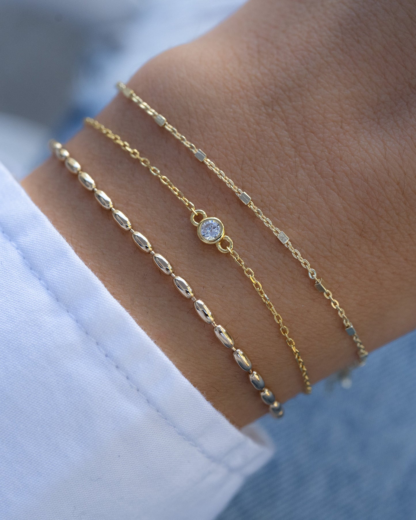 Diamond Bezel Bracelet