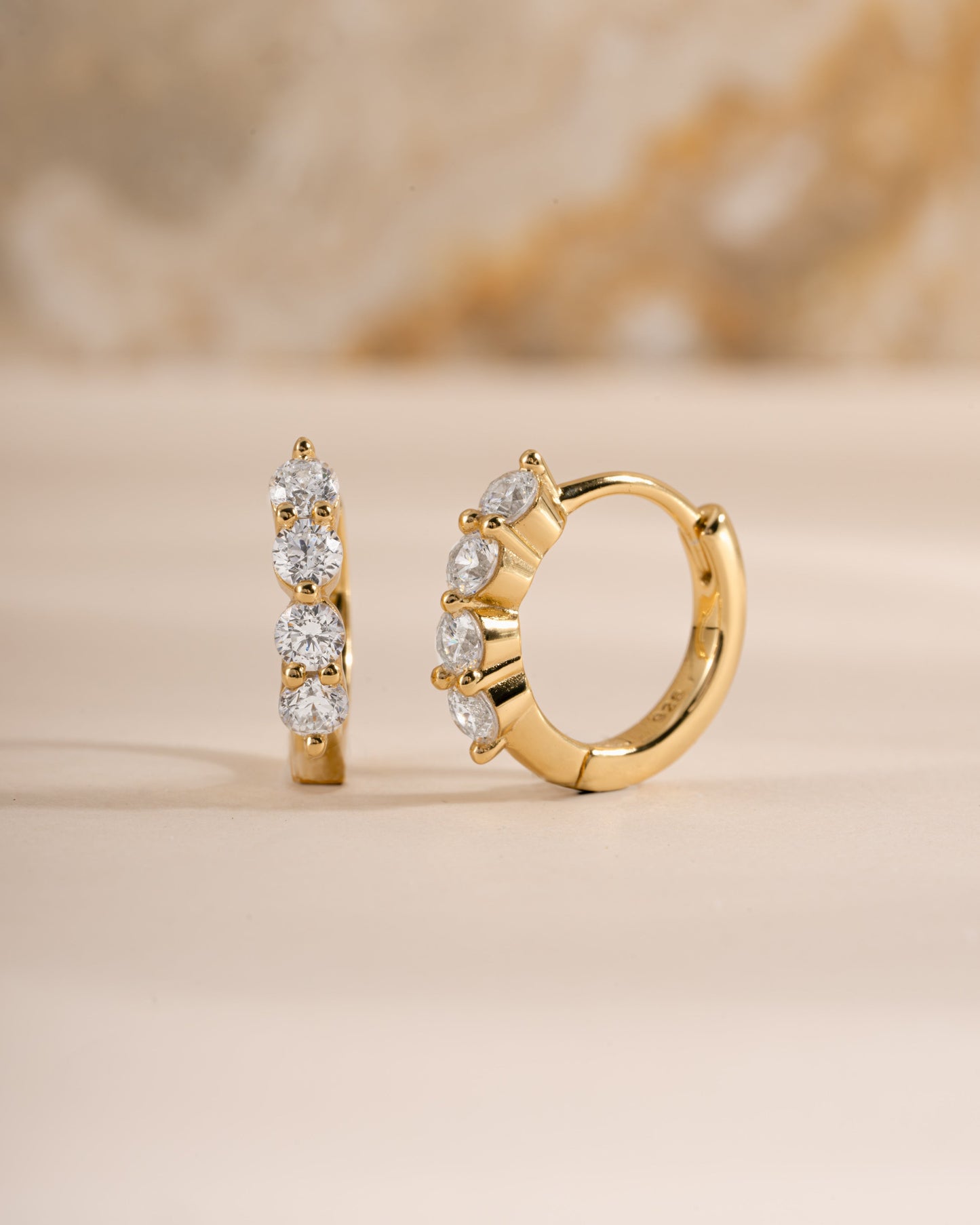 9mm Stacy Hoop Earrings